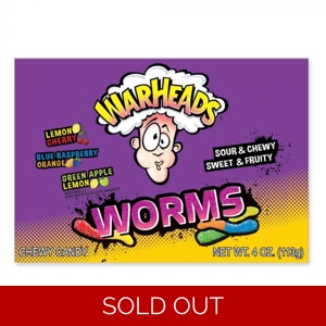 Warheads Sour Worms Theatre Box - 113g